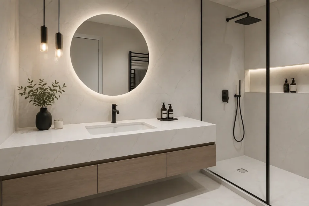 Salle de bain en quartz à {Ville}